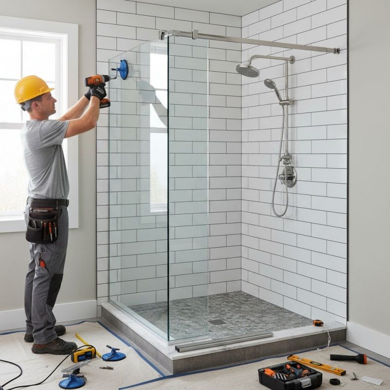 Glass Shower Door Replacement in Longmont, CO