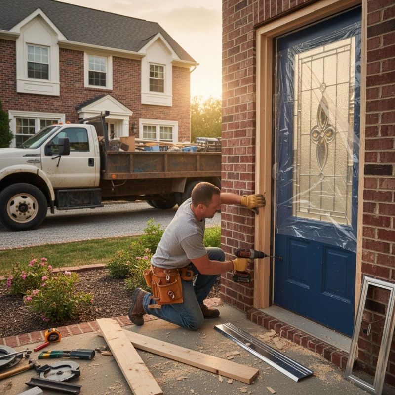 Front Door Repair in Conroe, TX