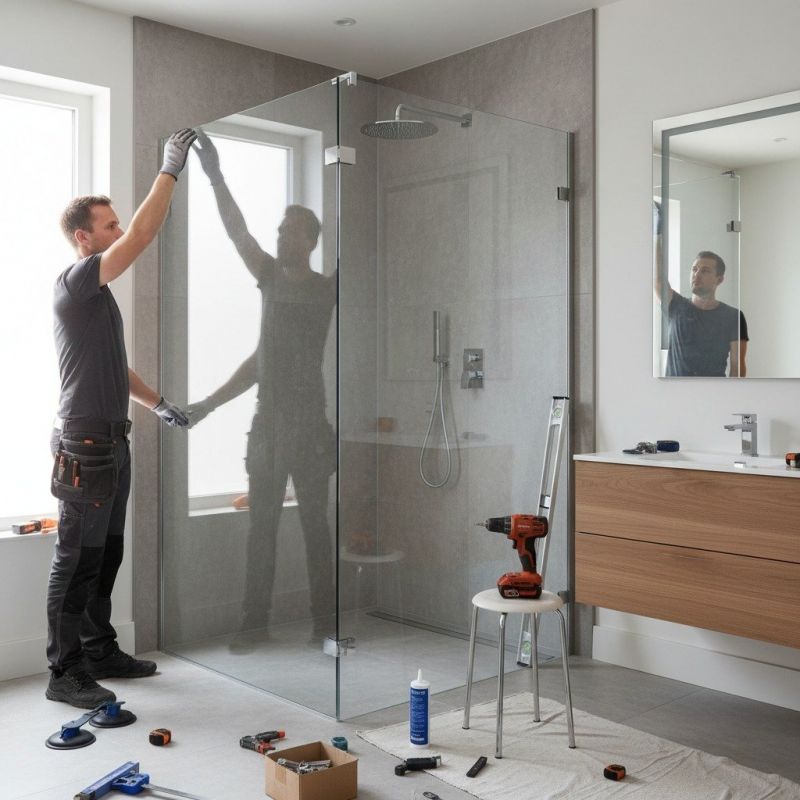 Glass Shower Door Replacement in Alpharetta, GA