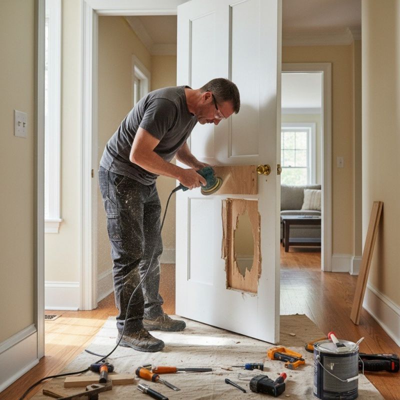 Linen Closet Door Repair in Conroe, TX