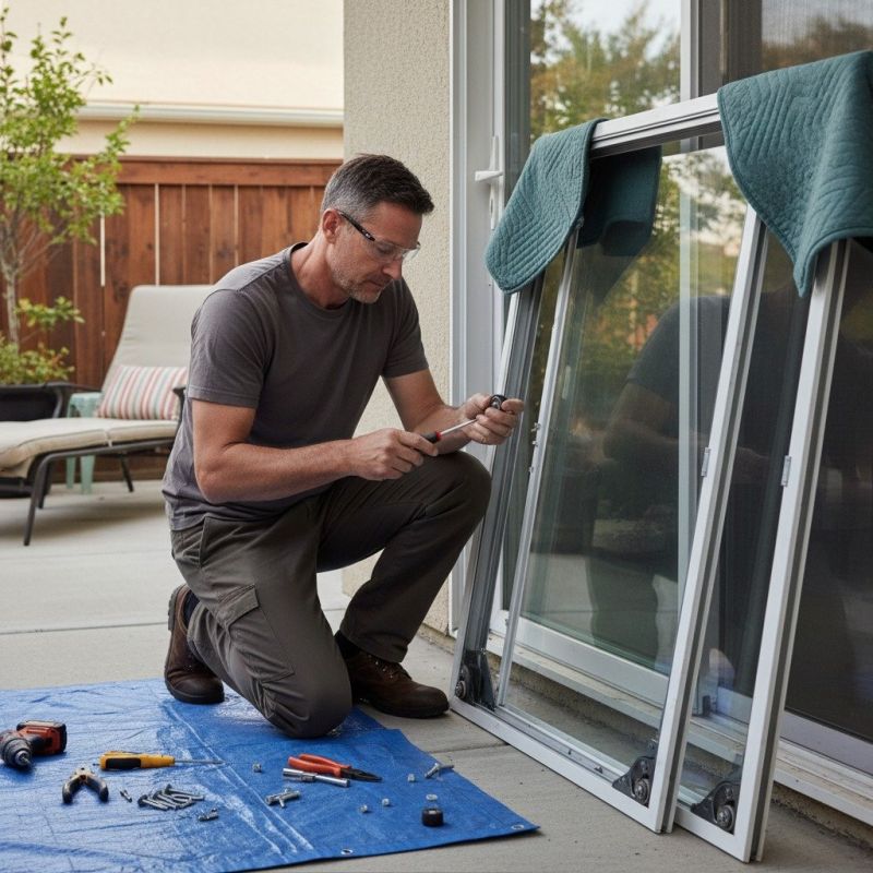 Patio Door Track Repair in Olathe, KS