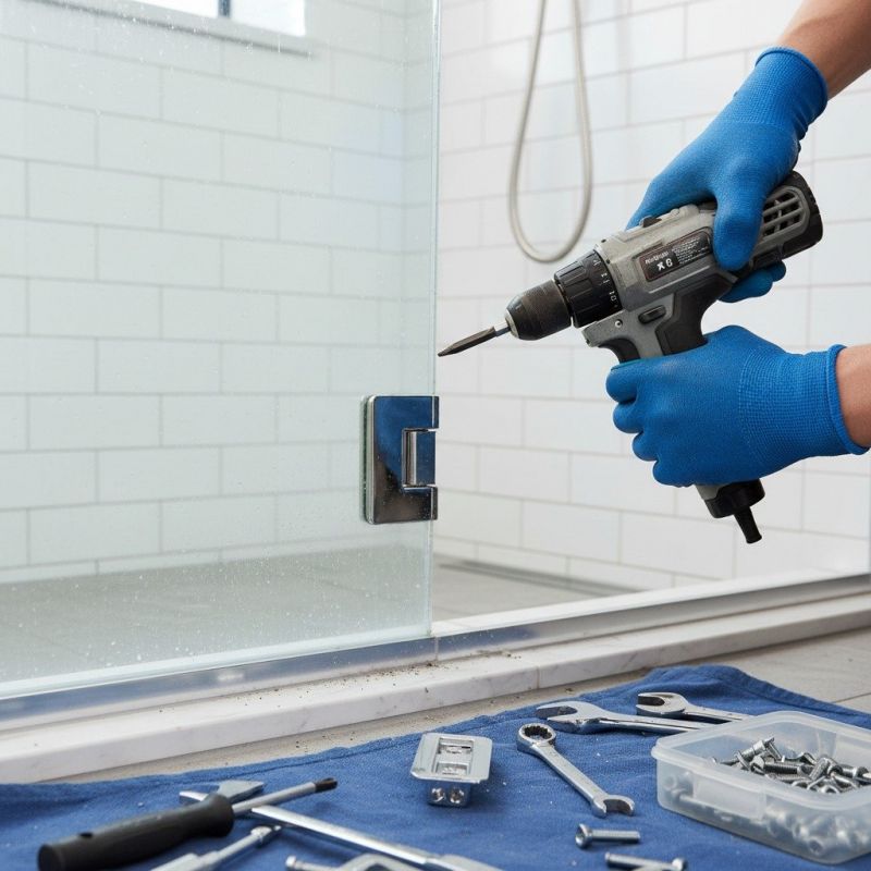 Pivot Shower Door Repair in Alpharetta, GA