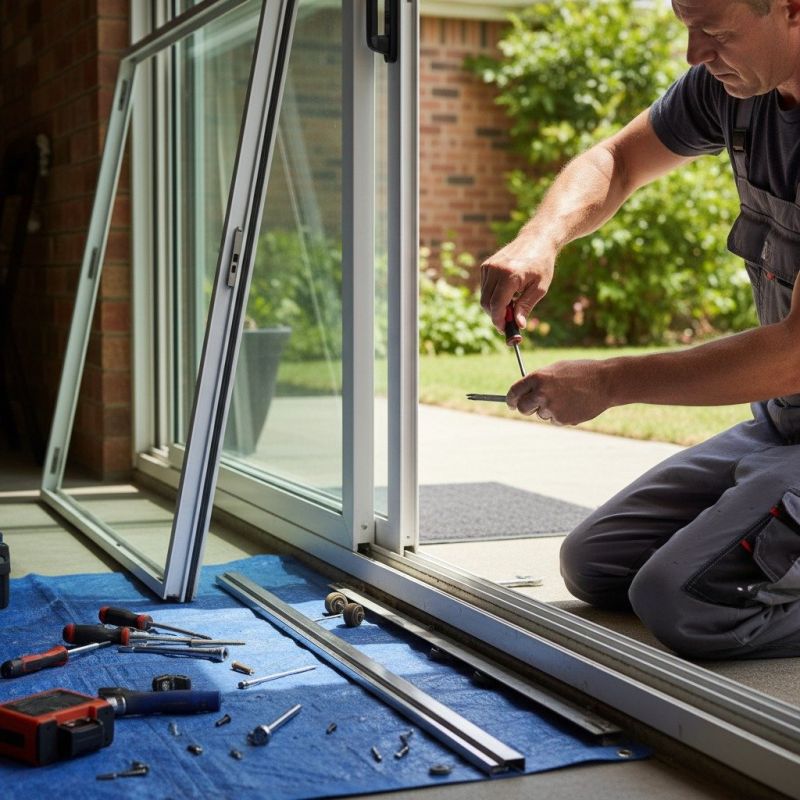Sliding Door Track Repair in Alpharetta, GA