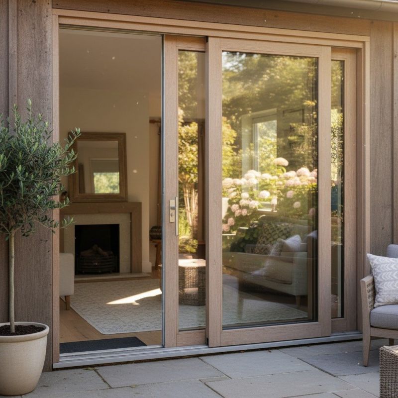 Wood Sliding Door Installation in Alpharetta, GA