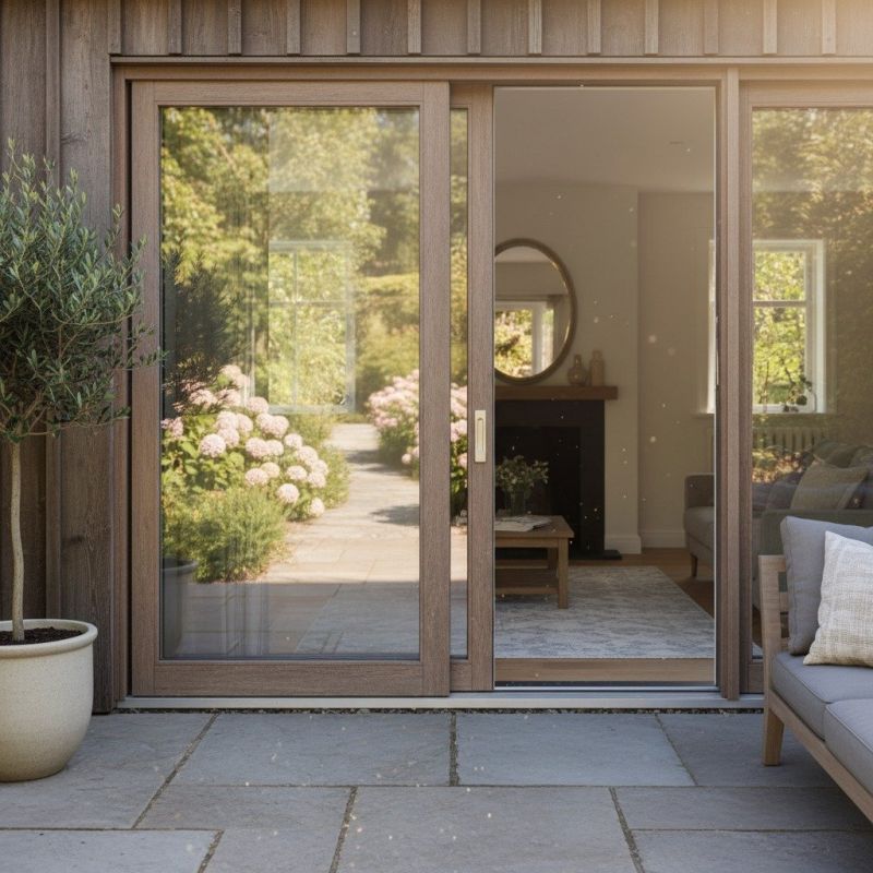 Wood Sliding Door Installation in Olathe, KS